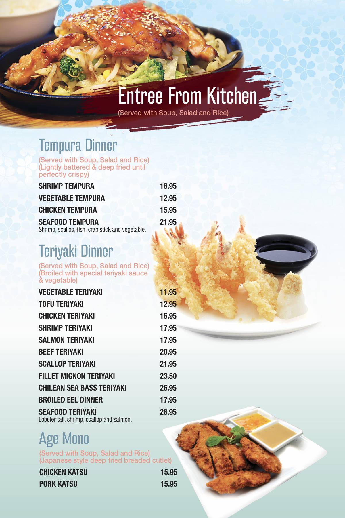 Ikko Sushi Menu